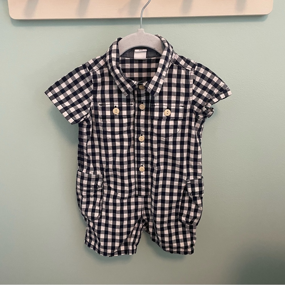 Baby Gap Plaid Romper